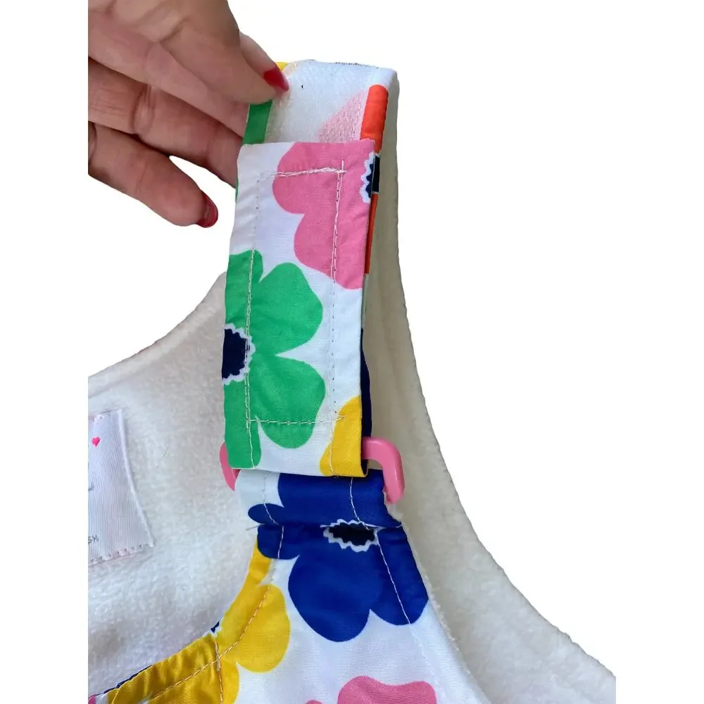 NWOT The Children's Place Sleeveless Floral Jumpsuit Girls Size 3T
